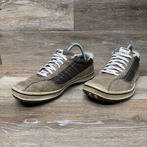 Skechers Sport Piers Brown Leather/Synthetic Sneakers Men's Size 8.5